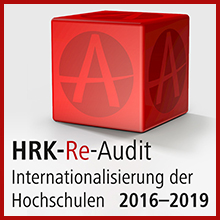 Siegel HRK-Re-Audit Internationalisierung der Hochschulen 2016-2019